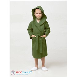 Детский вафельный халат с капюшоном В-07 (26)