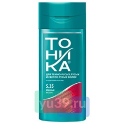 Оттеночный бальзам ТОНИКА для волос (5.35) Красный янтарь, 150 мл.