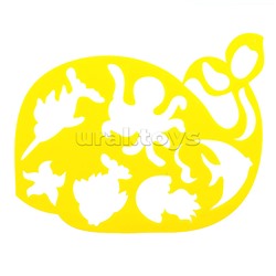 Трафарет фигурный "Китенок и его друзья"