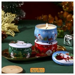 Новогодние свечи Цена 450₽ за набор Набор 6 штук свечи Размер:6см*4.3см