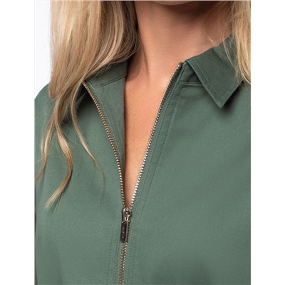 Платье из хлопка на молнии