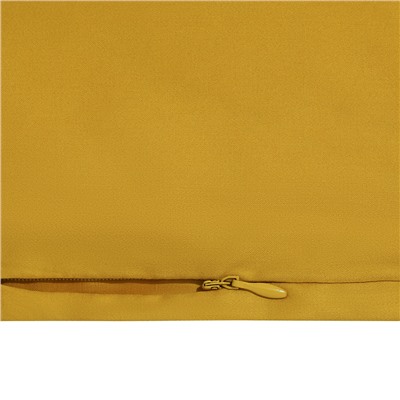 Комплект постельного белья из премиального сатина горчичного цвета из коллекции Essential, 200х220 см