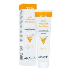 Aravia Солнцезащитный увлажняющий крем для лица / Multi Protection Sun Cream SPF 30, 100 мл