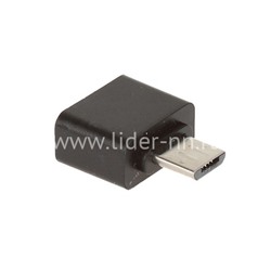 OTG адаптер (3311) Micro SD (черный)