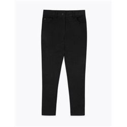 Girls' Skinny Leg Regular Fit School Trousers (2-18 Yrs)