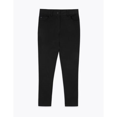 Girls' Skinny Leg Regular Fit School Trousers (2-18 Yrs)