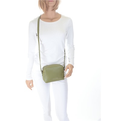 Женская кожаная сумка Richet 2611Н1Н Dalia Green tea