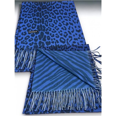 Палантин теплый кашемировый с двусторонним принтом Арт 2322/5