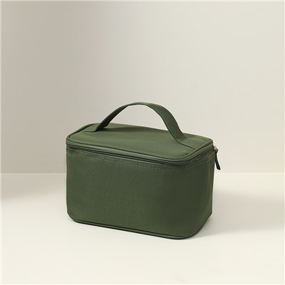 Термосумка для ланч-бокса/косметики/лекарств Smart Picnic, S, темно-зеленая
