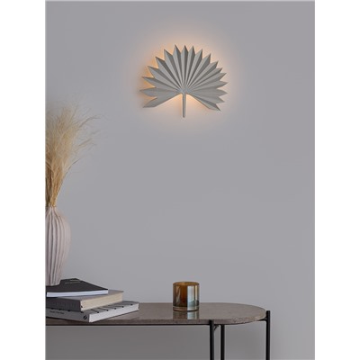 Светильник настенный Palm Leaf, 30х24 см, белый
