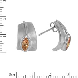 Серьги 'Лисан' с цитрином Т0С.752ЦТN