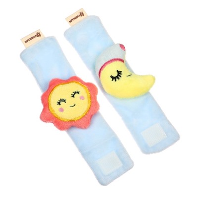 Погремушка - браслет Крошка Я «Счастливый малыш» набор 2 шт., от 3 мес.