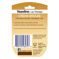 Бальзам Vaseline Lip Therapy Creme Brulee 7 g