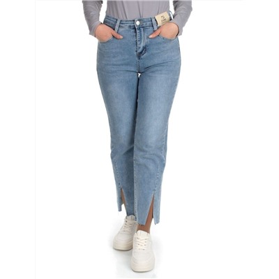 2351 BLUE Джинсы женские AMG JEANS (95% хлопок, 5% эластан)