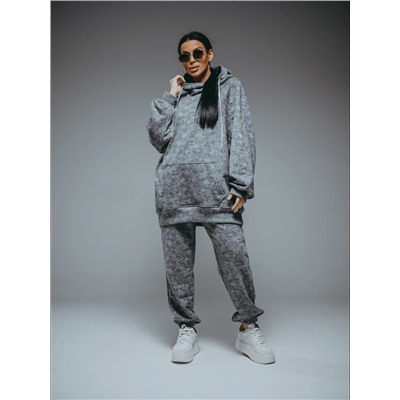 Брюки Стиль варенка светло-серый Лт