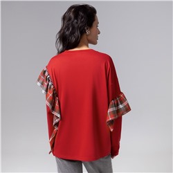 Лонгслив дизайнерский, Гардеробная магия (красный)