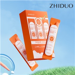 Пузырьковая маска для лица с каротином Zhiduo Compound Acid Carotene Foam Facial Mask, 4 гр
