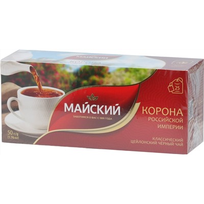 Майский. Корона Российской империи карт.пачка, 25 пак.