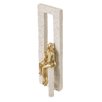 Фигурка декоративная "Влюбленная пара", L9 W4,5 H19,5 см