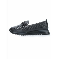 03-5016-3 BLACK Полуботинки женские (натуральная кожа)
