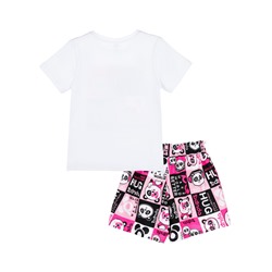 Комплект для девочки: футболка, юбка-шорты