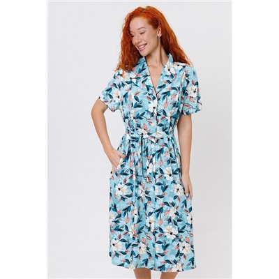 Женский халат 2128/2 / Голубой