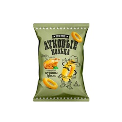 «Mini Free», луковые кольца со вкусом курицы гриль, 45 г