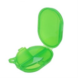 1528836 Таблетница, 5 секций, овальная, МИКС