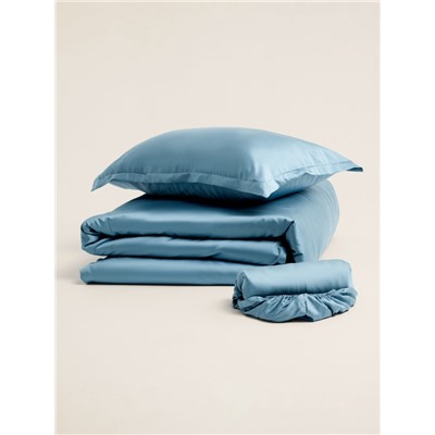 Пододеяльник SL Home Tencel 180*220 см , цв. серо-голубой