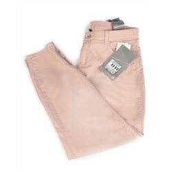 7757 PINK/BEIGE Джинсы карго женские