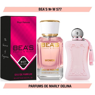 Beas W577 Beas Parfums de Marly Delina Women edp 50 ml, Парфюм женский Beas W577 Beas создан по мотивам аромата Parfums de Marly Delina