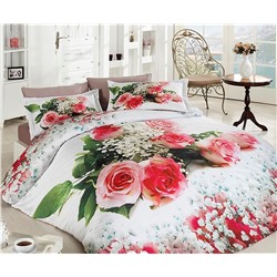 2 сп. Евро Постельное белье Сатин First Choice 3D Saten Cotton Collection