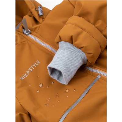 Комбинезон утепленный для мальчика NIKASTYLE 8м1624 кэмел графит Nikastyle