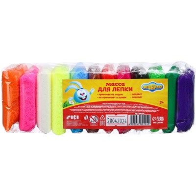 Воздушный пластилин, прыгающий «Смешарики», 12 цветов