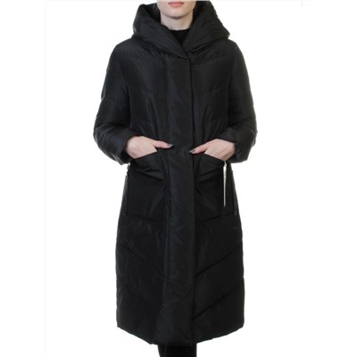 8033 BLACK Пальто пуховик зимнее Jarius (био-пух)