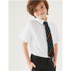3pk Boys' Easy Dressing Easy Iron School Shirts (3-18 Yrs)
