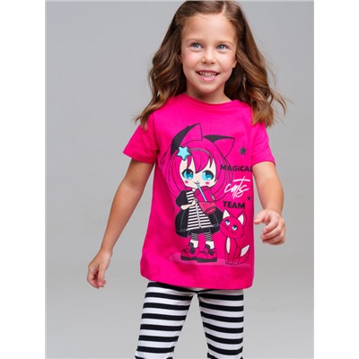 Комплект для девочки: футболка, леггинсы