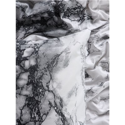 КПБ LoveLife евро White marble 200*217см, 215*240см,50*70см-2 шт, микрофибра,100% п/э