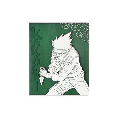 Тетрадь 48 листов в клетку, Naruto, обложка мелованный картон, МИКС