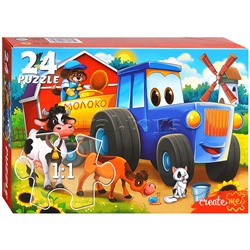 Макси-пазлы 24 "Веселый трактор" №3