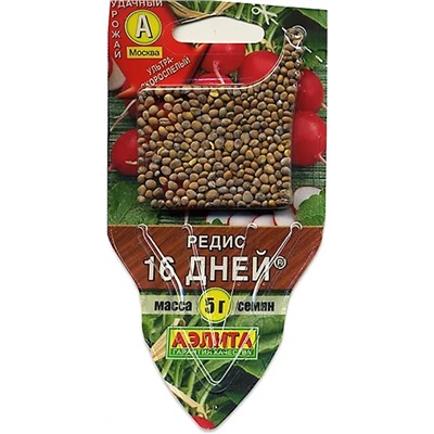 Семена Редис 16 дней 5 гр сеялка, арт.: 6535