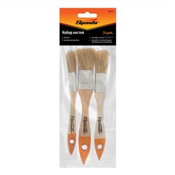 Набор кистей, 3 шт, плоские 1/2", 3/4", 1" Sparta