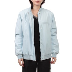 H24-608 LT. BLUE Куртка бомбер демисезонная женская (100 гр. синтепон)