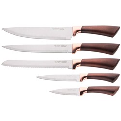 НАБОР НОЖЕЙ AGNESS "BEST" НА ПОДСТАВКЕ, 6 ПРЕДМЕТОВ