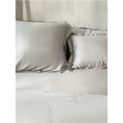 Наволочка SL Home Tencel 70*70+3 см , цв. светло-серый