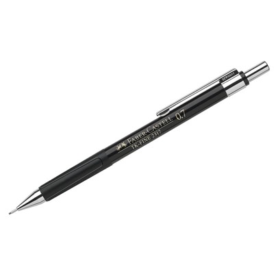 Карандаш механический Faber-Castell "TK-Fine 2317", HB, 0,7мм, черный корпус