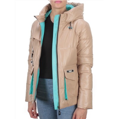 8265 BEIGE Куртка демисезонная женская BAOFANI (100 гр. синтепон)