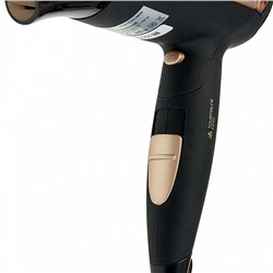 Фен 1400 Вт DELTA LUX DL-0935 черный с золотым