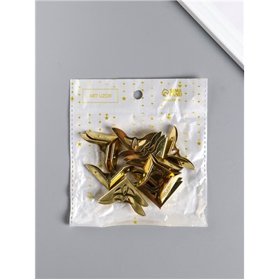 Уголок для фотоальбомов, блокнотов «Античный», металл под золото, 3.1×3.1×0.7 см