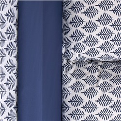 Постельное бельё Этель 2 сп Blue ornament, 175х215 см, 200х220 см, 70х70 см -2 шт, бязь 125 г/м2